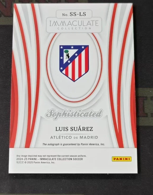 Luis Suarez 2024-25 Panini Immaculate Sophisticated Signatures 15/49 #SS-LS - Image 2 of 2
