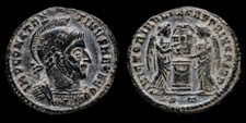 Constantine I - VICTORIAE LAETAE PRINC PERP, Ticinum - 17 mm / 2,99 gr.