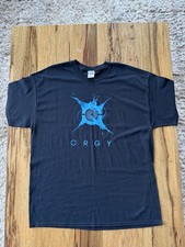 Orgy Blue Logo 2015 XL Gildan Shirt