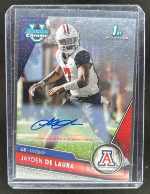 2023 Bowman University Chrome Jayden De laura Prospect Auto