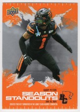 2025 UD CFL Garry Peters Season Standouts #81 BC Lions Clemson