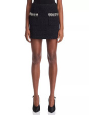 Cinq Sept Randi Rhinestone Trim Skirt MSRP 325