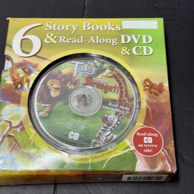 Tales from the Serengeti 6 Books Read Along DVD CD Set Interactive Reading GUC
