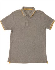 DACK'S Mens Polo Shirt XL Grey Cotton QK03