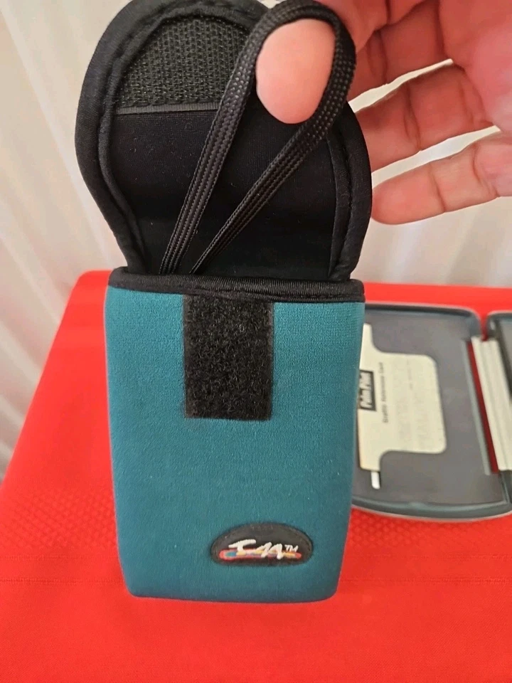 Palm M505 Accesorios Piezas Estuche Metal Estuche Blando Portador DVD Usado Foto 4 de 4