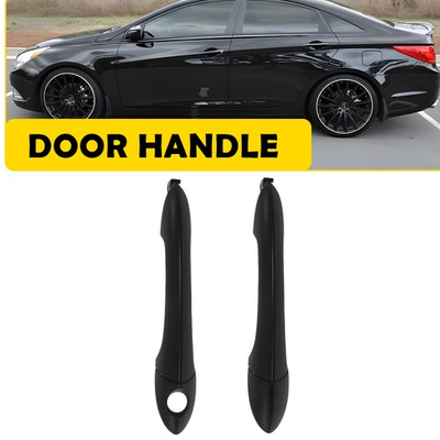 #ad Exterior Set 2 Door of Handles For Hyundai Bar Sonata Frontamp;Rear 2011 2015 LH $18.04