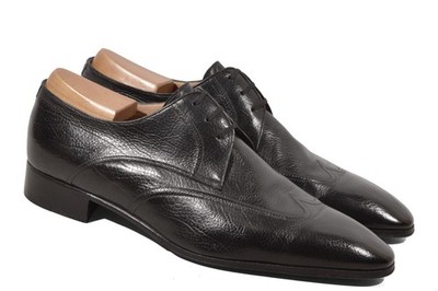rp1500$ Artioli shoes Lama derby loafers Handmade UK10.5 /US11.5 zilli Authentic