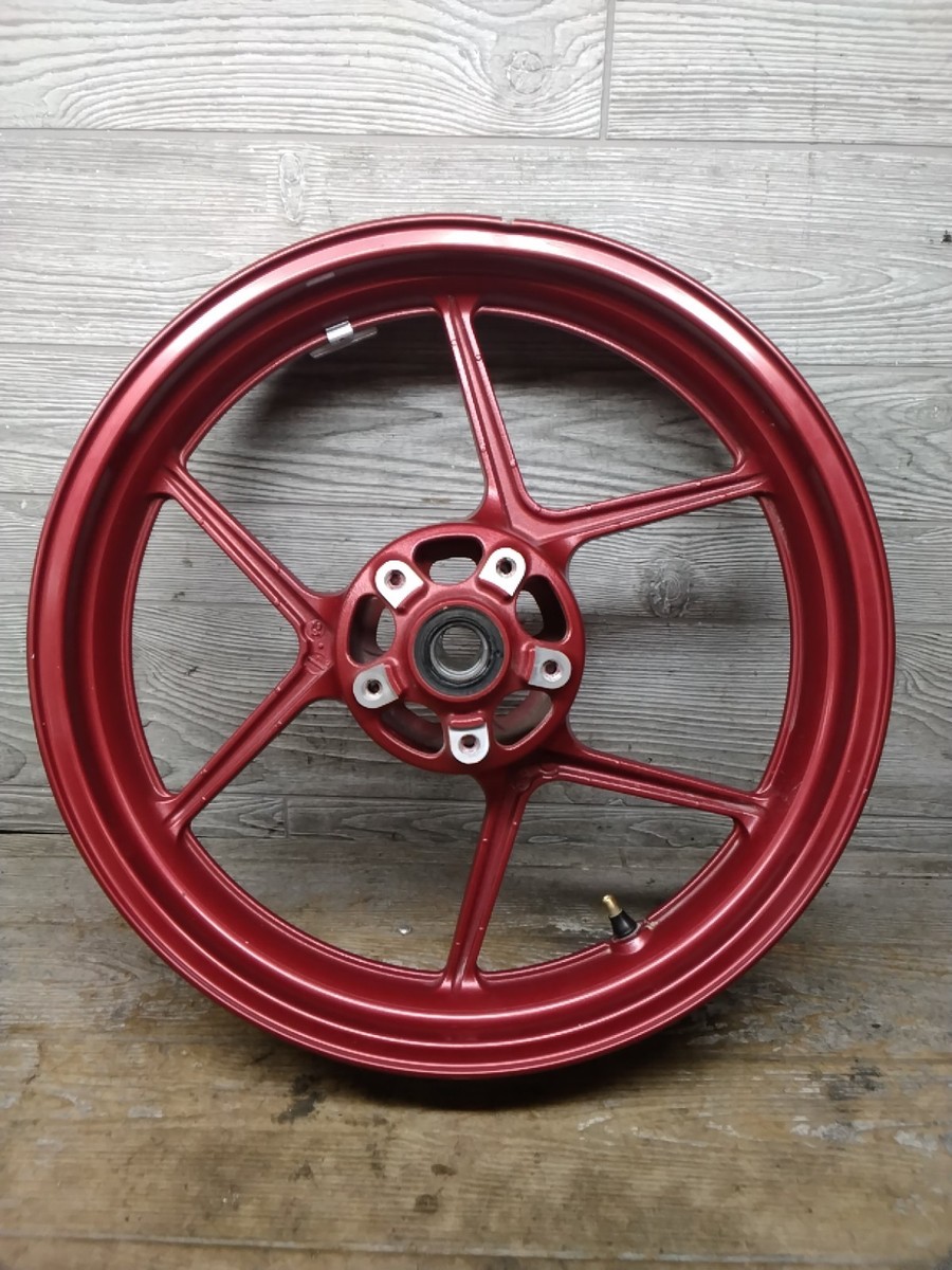 2025 25 24-25 Kawasaki Ninja ZX6R Front Wheel Rim 17x3.5 Red BENT