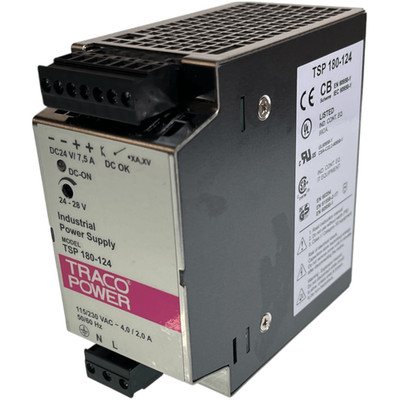 Traco Power TSPC 240-124 24V 10A Enclosed DIN Rail AC-DC Power Supply