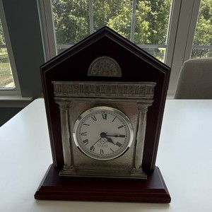 Lenox Kirk Steiff Thomas Jefferson  Mantel  or Desk Clock