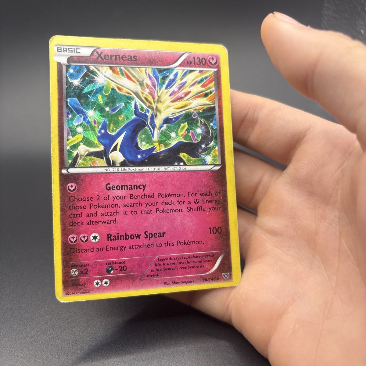 CRACKED ICE HOLO XERNEAS 96/146 R XY POKEMON M 2014 | eBay