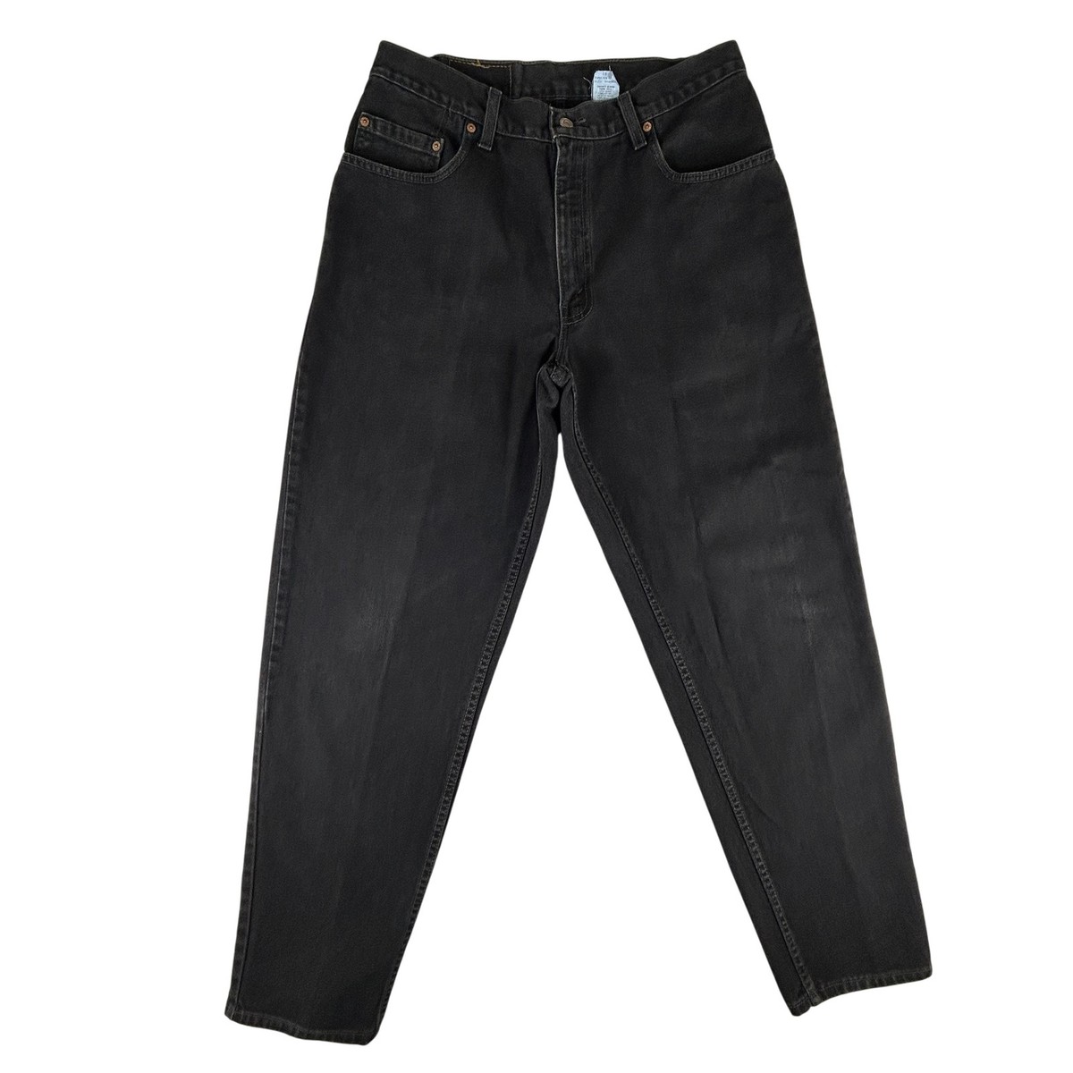 90s USA製　Levi's560 w34 Vintage Levis 560 Jeans Mens 34x34 Black Loose Fit Tapered