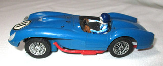 VINTAGE 1965 FERRARI TESTA ROSA 1/32cd SCALE SLOT CAR WORKS!