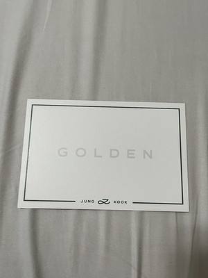 BTS JUNGKOOK JK GOLDEN VINYL LP POSTCARD SET POST CARD SOLO ALBUM