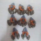 Lot of 8pcs Halo Mega Construx  Orange Grunt Banished Conscript Mini Figures