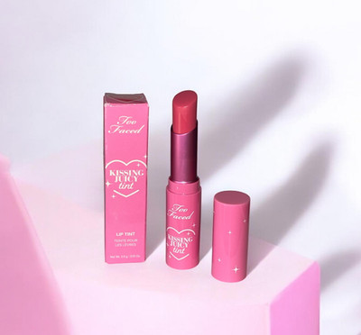 Too Faced Kissing Juicy Tint Lip Balm, Bubblegum, NIB