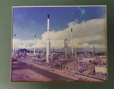 Laminated Photo Thai Oil Platforming Unit  1992 Honeywell UOP SE117