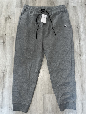 Nike Air Jordan Essential Fleece Joggers Pants Mens Size 2XL Grey DQ7340-091
