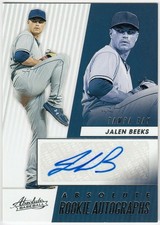 2019 Panini Chronicles Absolute Rookie Autographs JALEN BEEKS #ARA-JB Rays Auto