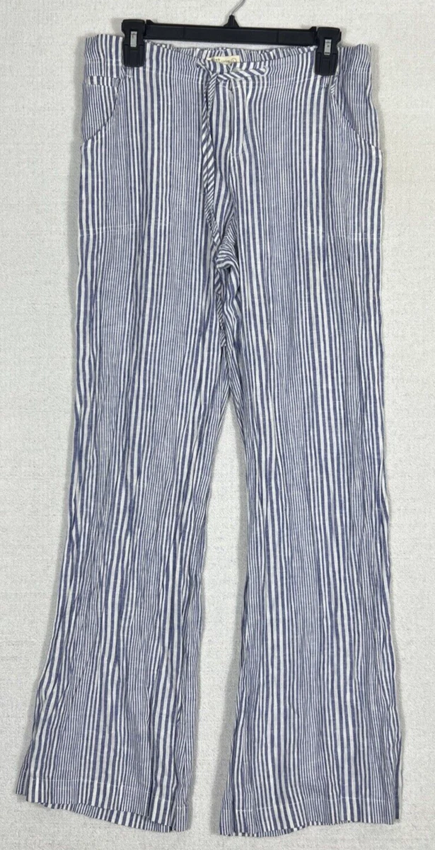 Just living deals striped linen pants