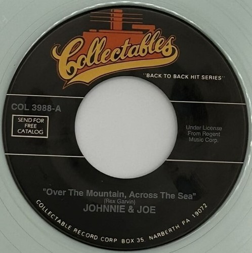 Johnnie & Joe-Over The Mountain, Across The Sea New & Unplayed 45 MINT (M) - Picture 2 of 4