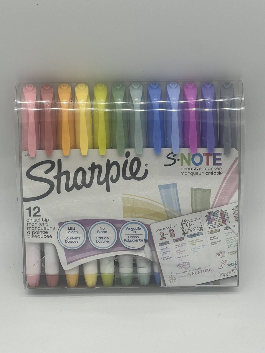 Buy Sharpie S Note Markers Highlighter Pastel Chisel Broad Tip