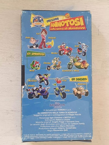 VHS USED KINDER : GLI ANIMOTOSI NELLA TERRA DI NON DOVE (35MIN) - Foto 2 di 2