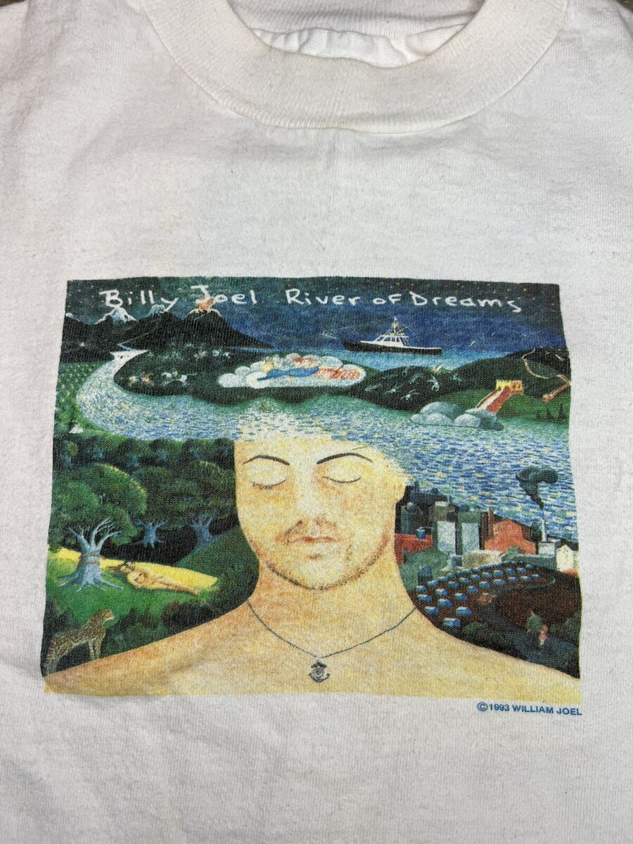 Vintage Billy Joel River of Dreams World Tour 1993-1994 T Vintage Billy Joel River of Dreams World Tour 1993-1994 T