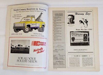 The California Highway Patrolman Magazine - January 1990 vol. 54
