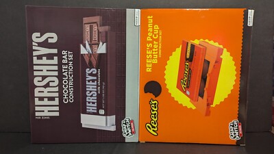 Snap N Switch Building Blocks Sets LOT OF 2 - Herseys (146pcs) & Reese's (69pcs)