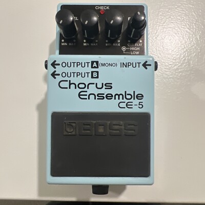 Boss CE-5 Chorus Ensemble Stereo Guitar Effects Pedal n225 goth space death rock