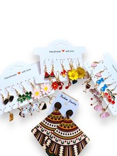 Wholesale LOT New -19 Pairs for Girls and Women Earrings - USA SELLER -