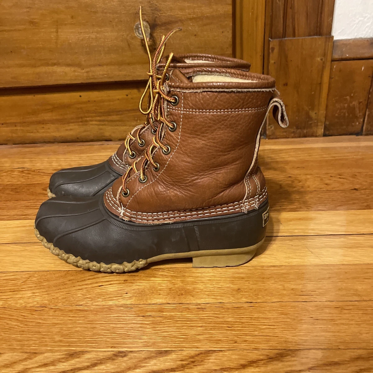 Women s 8 Inch Bean Shearing Boots by LL Bean Size 9M eBay