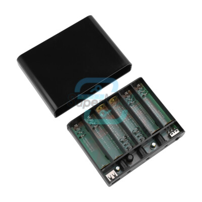 5V9V12V 6x18650 Battery UPS Uninterrupted Power Supply DIY Power Bank Box 60W