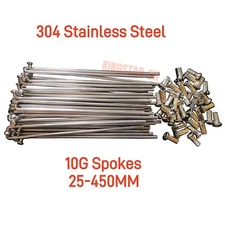 Custom Made Any Length 10G Electric Bicycle 10g E-bike Spokes & nipples 304 SS