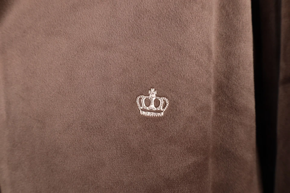 Sudadera con Capucha Vintage Años 90 Y2K Juicy Couture Mujer Grande Bebé Muñeca Terciopelo Suave Cremallera Completa Foto 4 de 4