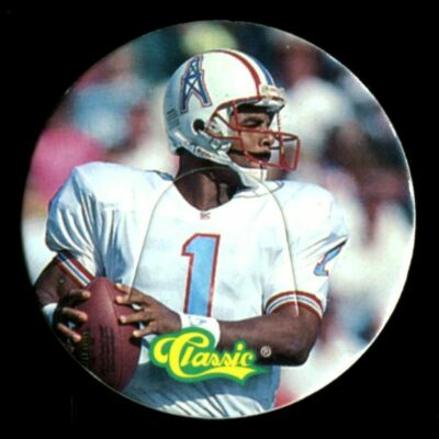 1993 Classic NFL Football Pogs TONX Team Set HOUSTON OILERS CHILDRESS MOON WHITE