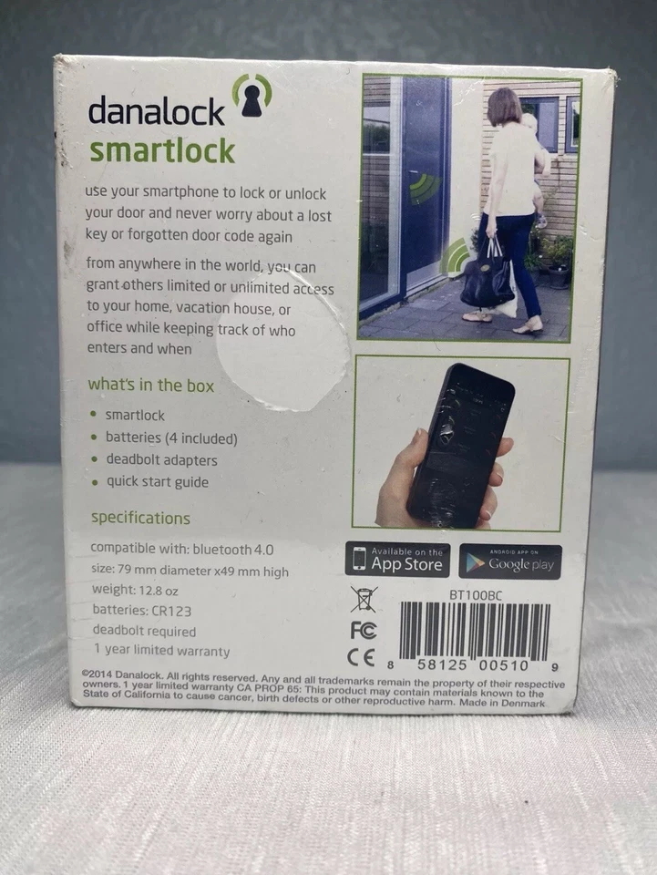 Danalock Smartlock | Key-less Entry | BT100BC | Installs over Existing Deadbolts - Image 4 of 4