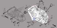 Honda 2004-2018 Schatten VT Rechts KurbelgehäUse Abdeckung 11330-MEG-000 Neu OEM