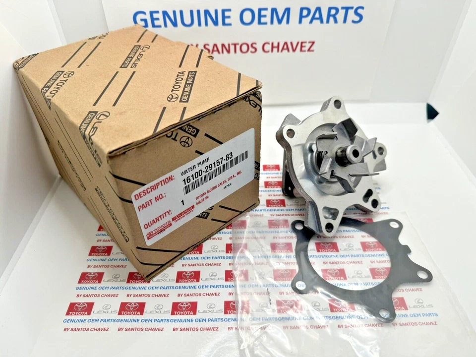 Bomba de agua del motor Toyota & Scion con junta pieza original OEM 16100-29157-83 Foto 3 de 4