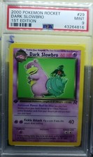 2000 Pokemon Rocket 1st Edition Dark Slowbro #29 PSA 9 MINT