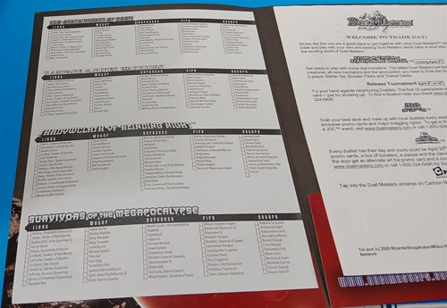 WOTC DUAL MASTERS TOURNAMENT FOLDER GARKAGO 3D + FOIL STICKER SHEETS + POSTER!! - Picture 6 of 6