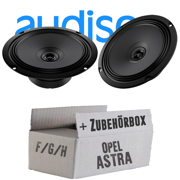 Audison Lautsprecher FüR Opel Astra F G H 16Cm Boxen 2-Wege Koax Einbauset Vorne-image