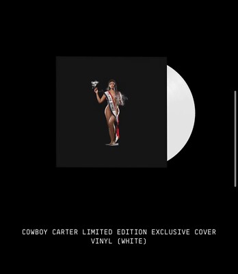 Beyoncé Cowboy Carter Limited Edition Cover Vinyl WHITE Variant Available Now!
