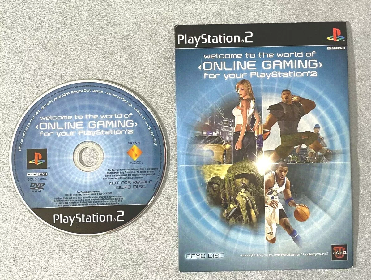 Playstation 2 PS2 World Of Online Gaming Demo Disc Video Game WORKS 2003  RARE