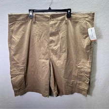 Old Navy Tan Khaki Cargo Shorts Men’s 48 Big & Tall NWT comfy Preppy 2664