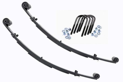 Rough Country Front Leaf Springs 2.5'' Lift Pair For Ford Super Duty 4WD 99-04