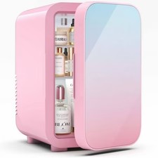 4L Mini Fridge Portable Skincare Makeup Cooler & Warmer Pink Compact