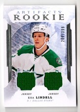 2016-17 Upper Deck Artifacts Materials Silver (A) Esa Lindell Rookie Jersey