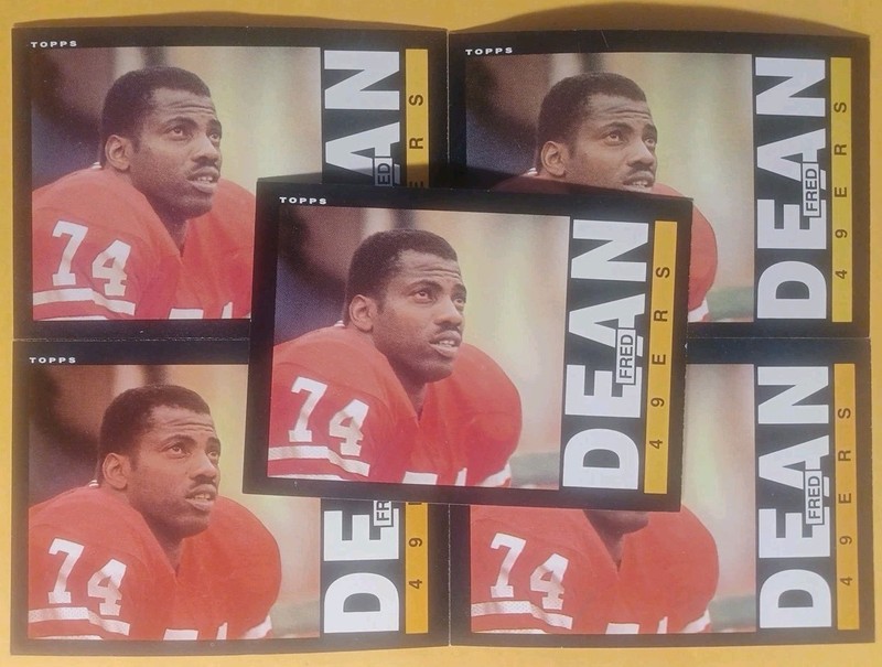 1985 TOPPS #153 SAN FRANCISCO 49ERS FRED DEAN HOF [5] NM/MT 05859